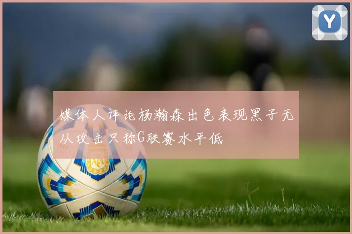 媒体人评论杨瀚森出色表现黑子无从攻击只称G联赛水平低
